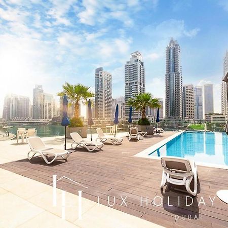 Lux Contemporary Suite With Full Marina View 6 Dubái Exterior foto