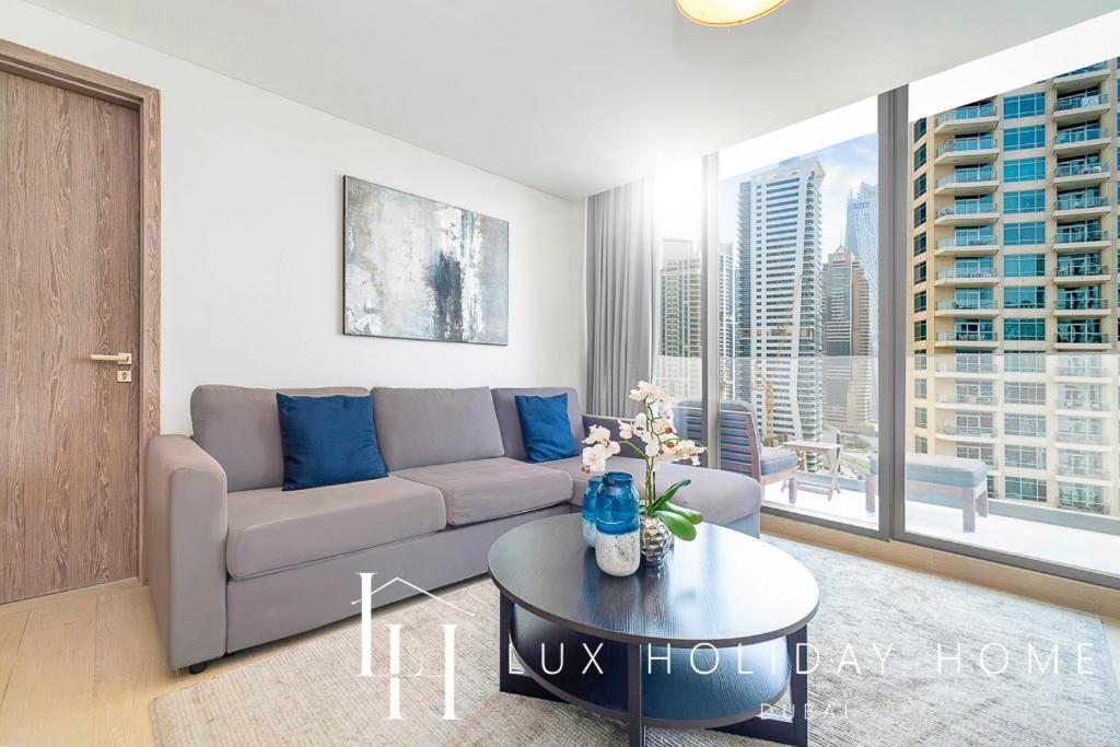 Lux Contemporary Suite With Full Marina View 6 Dubái Exterior foto