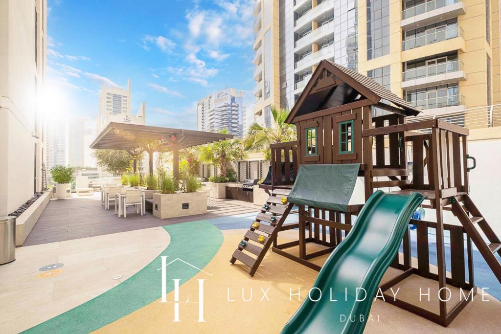 Lux Contemporary Suite With Full Marina View 6 Dubái Exterior foto