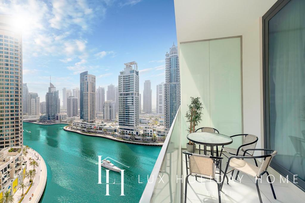 Lux Contemporary Suite With Full Marina View 6 Dubái Exterior foto