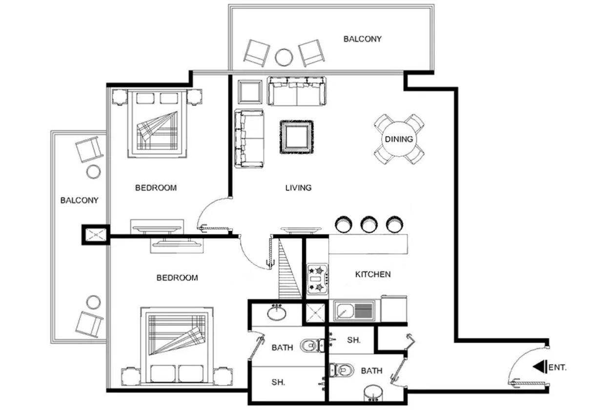 Lux Contemporary Suite With Full Marina View 6 Dubái Exterior foto