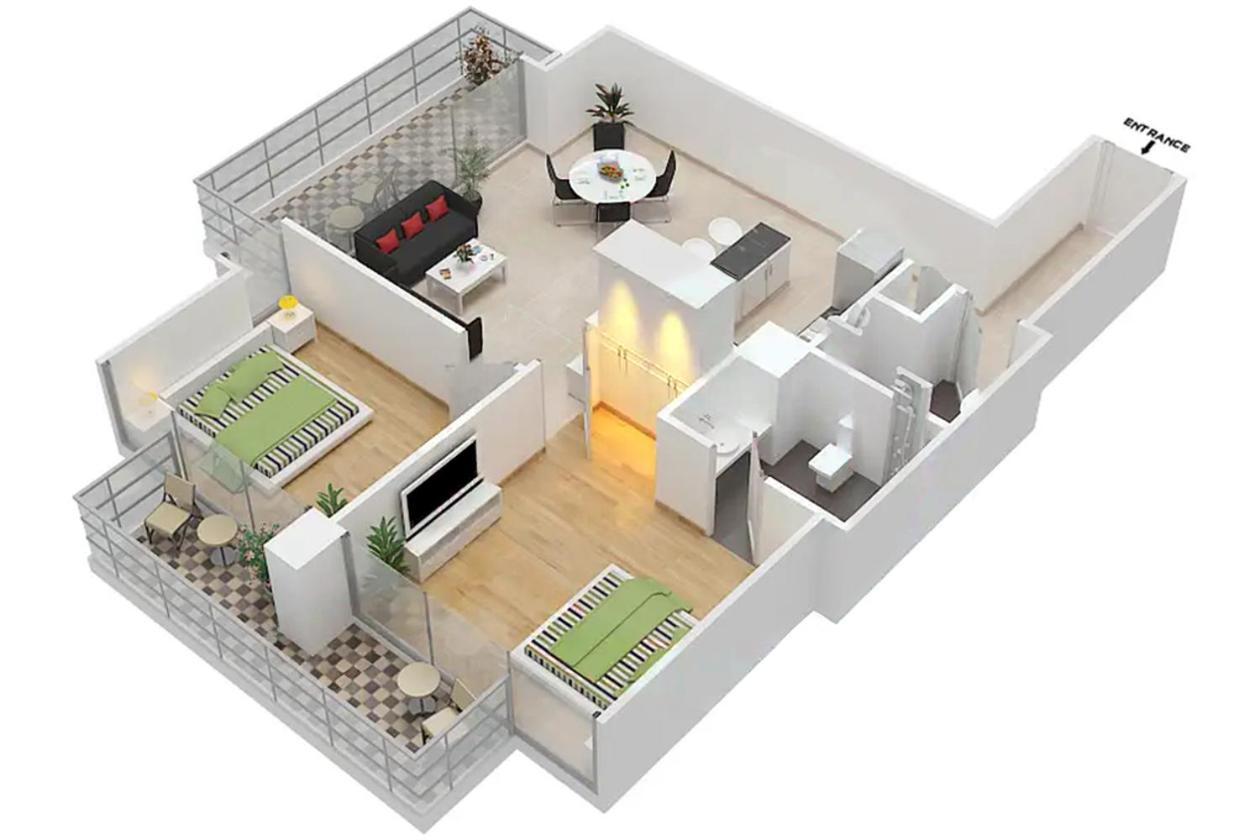 Lux Contemporary Suite With Full Marina View 6 Dubái Exterior foto